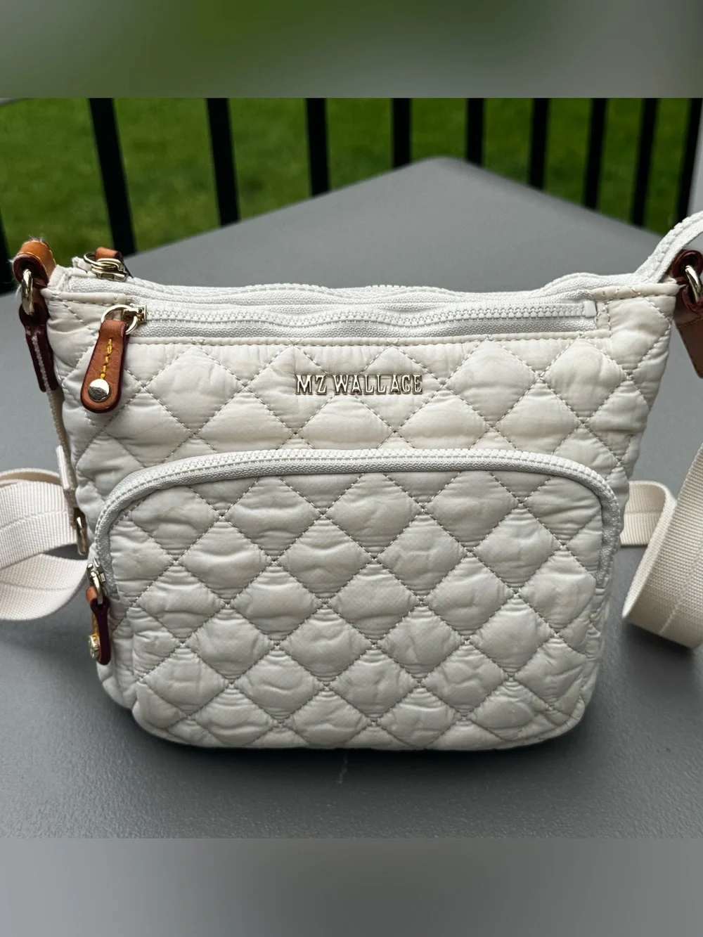 MZ Wallace Metro Scout Deluxe Quilted Nylon Crossbody Bag - Picture 1 of 14
